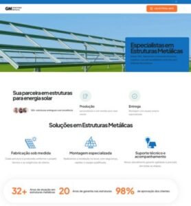 Site GM Estrutura Metalica
